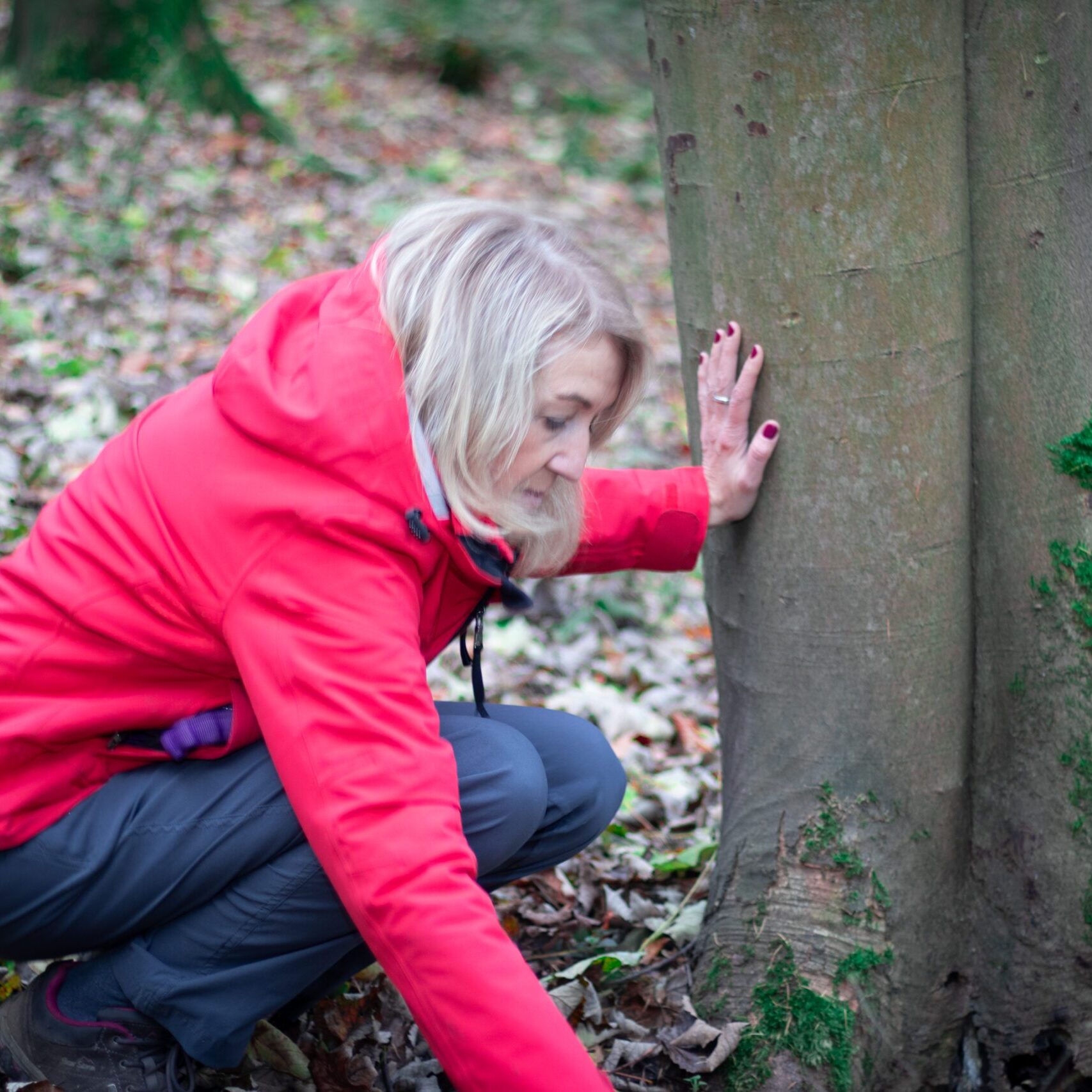 Liz Cooper with tree